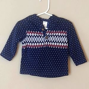 Carter's sweater with hood Size 6M